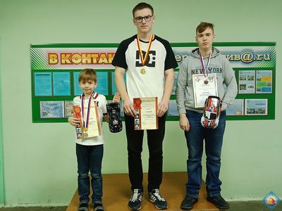 Открытые соревнования по автомодельному спорту на Кубок ДДТ Призёры