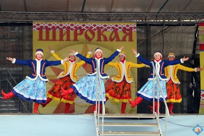 Театр танца «Эдельвейс» на празднике «Масленичное подворье»