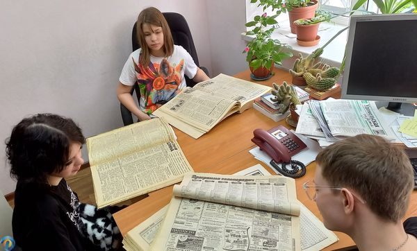 Юные журналисты в редакции «Удомельской газеты»