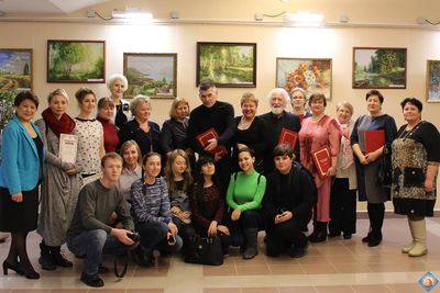 Журналисты на закрытии выставки «Мой дом родной, тобой хранимый»