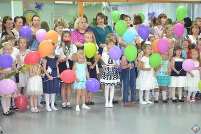 Торжественная линейка в ОДХК «Искорка»